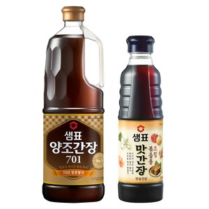 샘표 양조간장 701 1.7L + 맛간장 500ml, 1세트