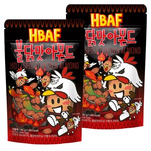 바프 불닭맛 아몬드, 190g, 2개