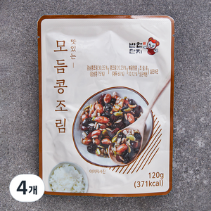 반찬단지 모듬콩조림, 120g, 4개