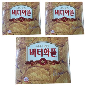 크라운 버터와플, 316g, 3개