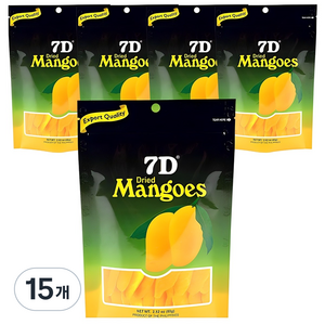 세븐디 7D 건조 망고, 80g, 15개