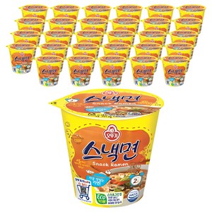 오뚜기 스낵면 컵라면 62g, 60개