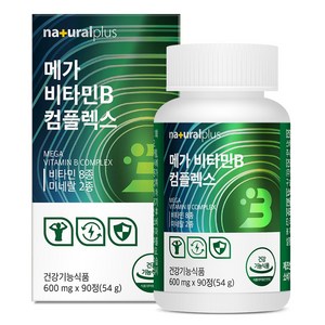 내츄럴플러스 메가 비타민B 컴플렉스 54g, 90정, 1개