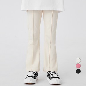 롤리트리 아동용 핀턱 면스판 부츠컷 이지 팬츠