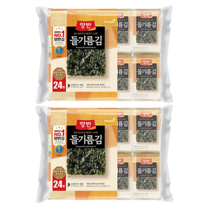 양반 들기름 도시락김, 4.5g, 48개