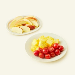 All바른농장 골라먹는 3색과일 파인애플 + 방울토마토 + 사과