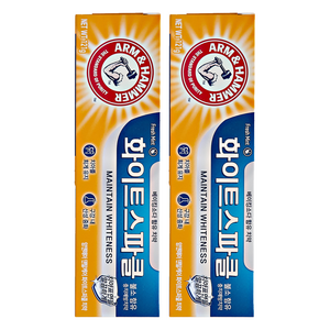 암앤해머 덴탈 케어 화이트 스파클 치약, 121g, 2개