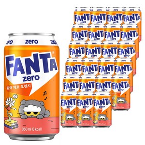 환타 제로 오렌지, 350ml, 24개