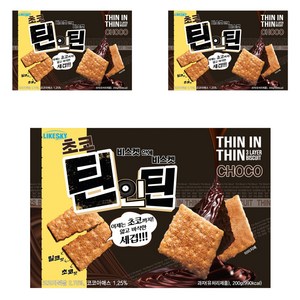 하늘처럼 얇고 바삭한 세겹 초코틴인틴 9p, 200g, 3개