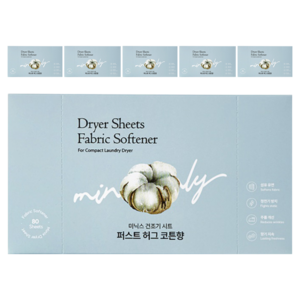 미닉스 건조기 시트 퍼스트 허그 코튼향 본품
