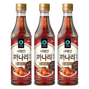 청정원 까나리 액젓 골드, 1kg, 3개