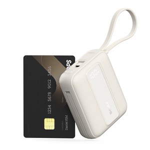 프롭스 30W PPS 초고속 충전 10000mAh 기내반입 미니 일체형 휴대용 보조배터리