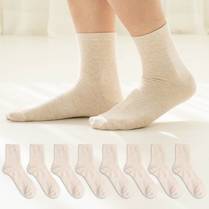 삭스팩토리 남성용 구멍 안나는 노빵꾸 중목 양말 8켤레 세트