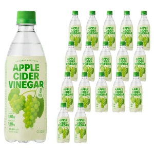 클룹 애사비소다 샤인머스캣 제로 탄산음료, 500ml, 18개