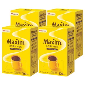맥심 모카골드 마일드 아메리카노 블랙, 900mg, 100개입, 4개