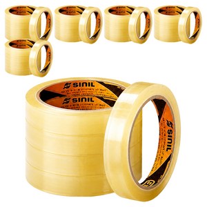 신일테이프 물레방아 문구테이프 12mm x 25m, 투명, 40개