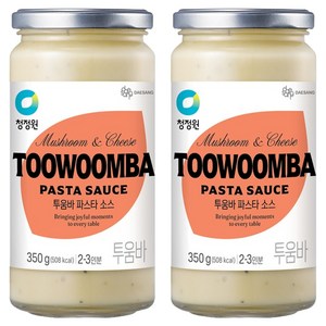 청정원 머쉬룸투움바 파스타소스, 350g, 2개