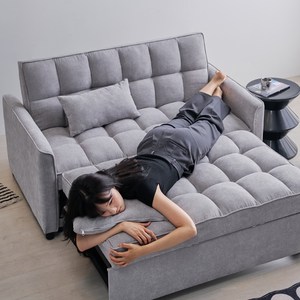 도모디자인 리티아 패브릭 확장형 소파베드 + 쿠션 2p 세트 방문설치