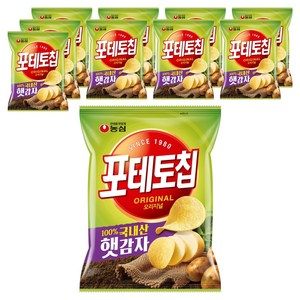 포테토칩 오리지널, 60g, 10개