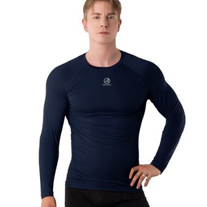 아르메데스 남성용 테크핏 긴팔 축구 야구 등산 라이딩 트래킹 베이스레이어 언더레이어 상의 AR-141