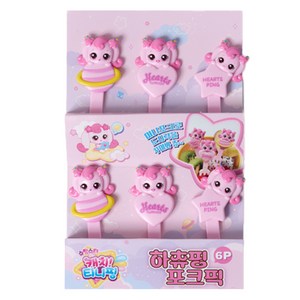 YUYU 슈팅스타 캐치티니핑 하츄핑 포크픽 세트