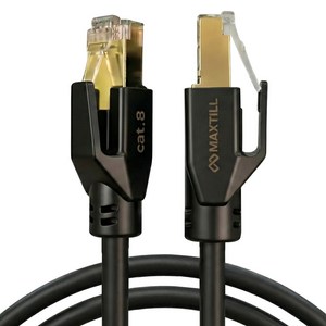 맥스틸 MC-CAT8 초고속 40Gbps 게이밍 인터넷 랜케이블 랜선