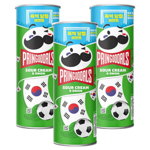 프링글스 사워크림 앤 어니언, 110g, 3개
