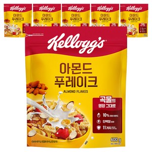 켈로그 아몬드 푸레이크, 600g, 6개