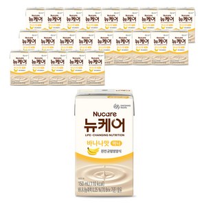 뉴케어 정품 바나나맛 미니 완전균형영양식, 150ml, 24개