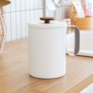 르메이드 스테인레스 음식물쓰레기통 2L, 화이트, 126 x 191 ..., 1개