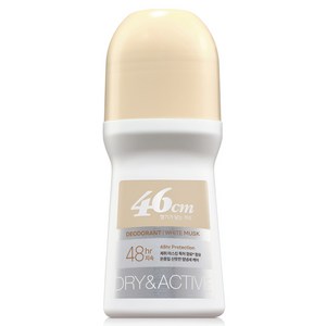 온더바디 46cm 나이아신아마이드 롤온 데오드란트 화이트 머스크향, 75ml, 1개