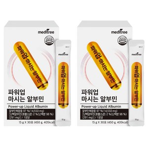 메디트리 파워업 마시는 알부민, 450g, 2개