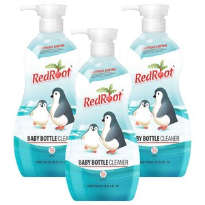 레드루트 젖병세정제, 750ml, 3개