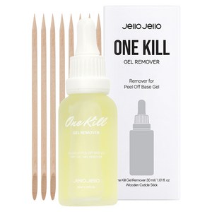 젤로젤로 필오프 베이스 젤 전용 원킬 네일리무버, 30ml, 1개