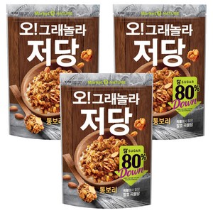 마켓오네이처 오!그래놀라 저당, 255g, 3개