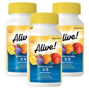 얼라이브 원스데일리 포맨 멀티비타민, 30정, 3개
