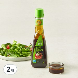 풀무원 발사믹 올리브유 드레싱, 525g, 2개