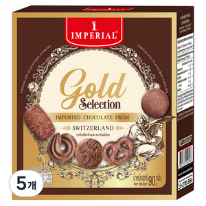 임페리얼쿠키 골든 셀렉션 초콜릿 쿠키, 90g, 5개