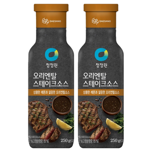 청정원 오리엔탈 스테이크소스, 250g, 2개
