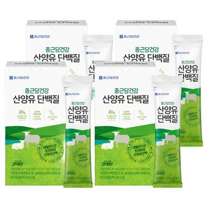 종근당건강 산양유 단백질 파우더 14p, 175g, 4개