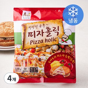 피자홀릭 (냉동), 130g, 4개