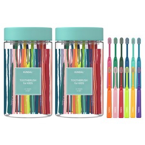 쿤달 딥 클린 스케일링 초극세모 어린이 칫솔, 12개입, 2개