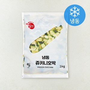 마당발 쥬키니 호박 다이스 (냉동), 1kg, 1개
