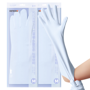 브릭글로 오브제포키친 질긴 니트릴 고무장갑 양손착용 세트, 소프트블루, 중(M), 2세트