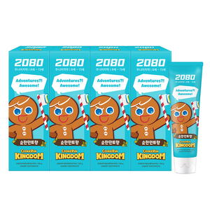 2080 쿠키런 브레이브 치약, 100g, 4개