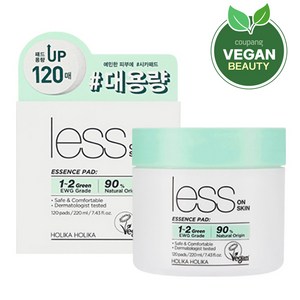 홀리카홀리카 레스온스킨 에센스 패드 120p, 120개입, 1개