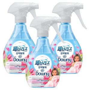 페브리즈 섬유탈취제 다우니 에이프릴향 본품, 370ml, 3개