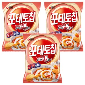 포테토칩 엽떡로제맛, 55g, 3개