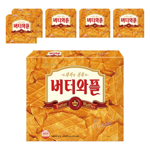 크라운 버터와플, 316g, 6개