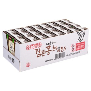 삼육두유 검은콩 호두와 아몬드, 190ml, 24개